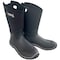 Sugar River By Gemplers Women's Sugar River Tall Rubber Boots, Plain Toe, Black, 7 Astrid - alternate 1